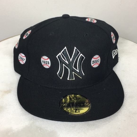 NY Yankees NewEra Cap World Series Authentic 7 5/8 - Picture 1 of 3